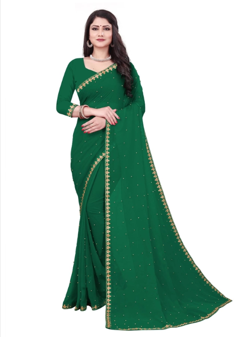 Women's Green Saree